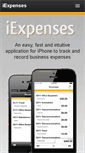 Mobile Screenshot of iexpenses-app.com